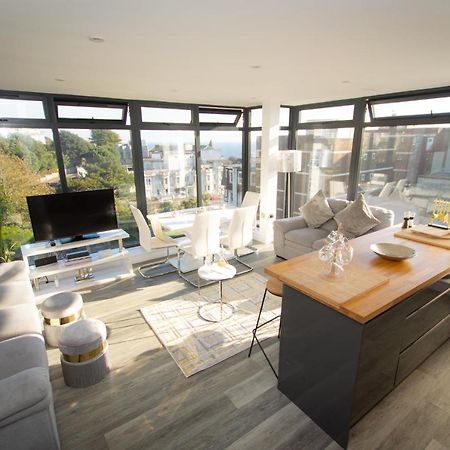 * Panoramic Penthouse With Sea & City Views Bournemouth Exteriér fotografie