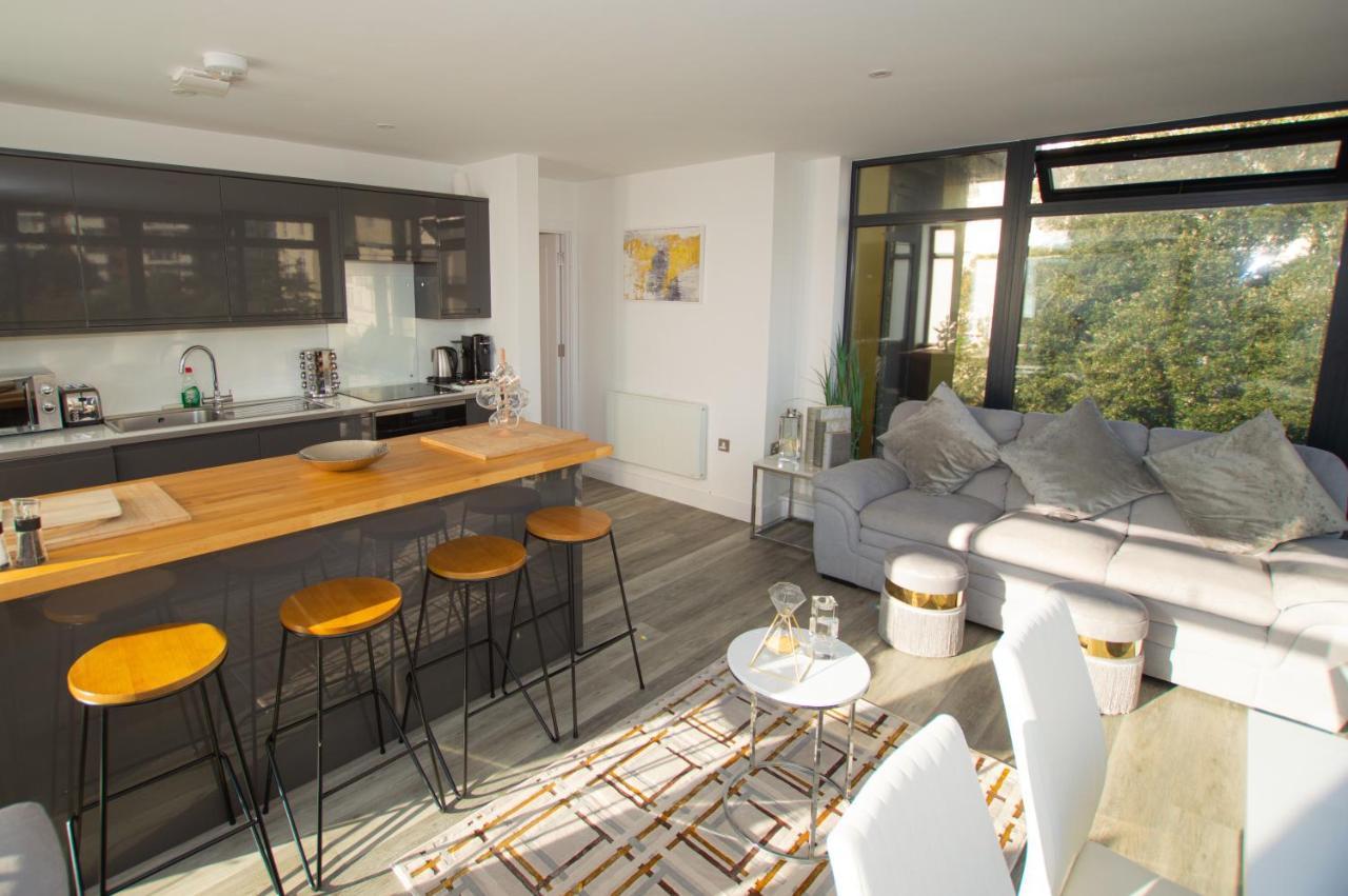 * Panoramic Penthouse With Sea & City Views Bournemouth Exteriér fotografie